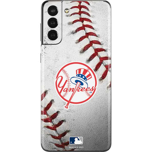 MLB New York Yankees Game Ball Galaxy S21 Plus 5G Skin
